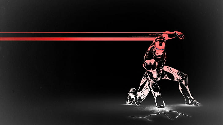 robot illustration, Iron Man, HD wallpaper