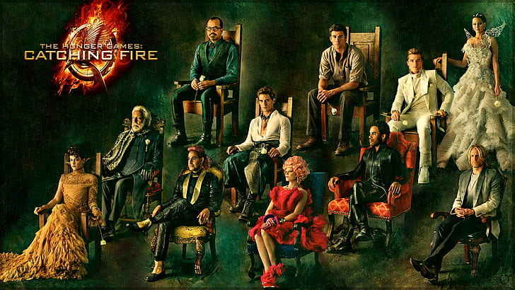 The Hunger Games Catching Fire HD, game, film, api, kelaparan, penangkapan, Wallpaper HD