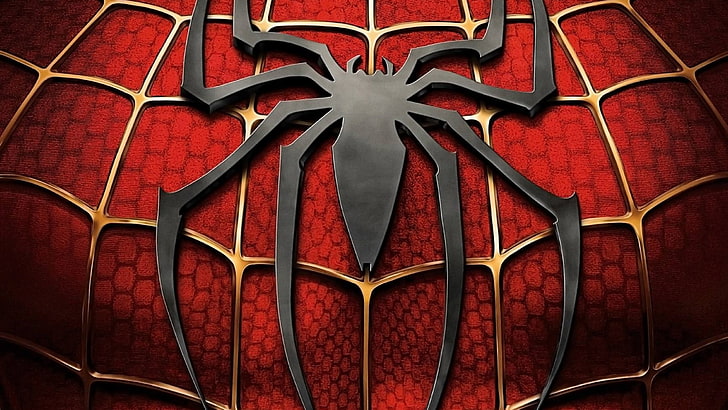 Logo Marvel Spider-Man, logo, bandes dessinées Marvel, Spider-Man, Fond d'écran HD