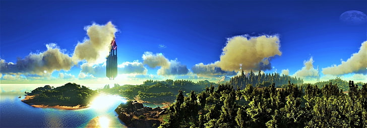 Video Game, ARK: Survival Evolved, Island, Sky, HD wallpaper