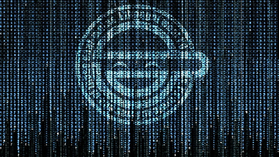 Anime, Ghost in the Shell, fiktives Logo, Laughing Man, HD-Hintergrundbild HD wallpaper