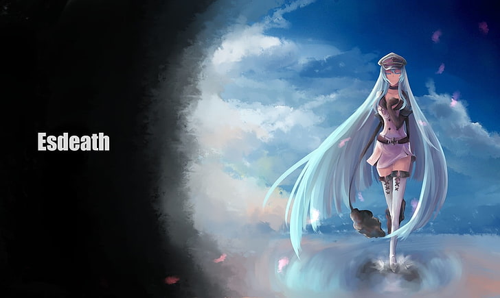 Esdeath Charakterillustration, Akame ga Kill !, Esdeath, HD-Hintergrundbild