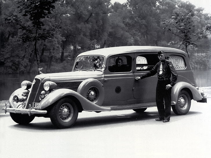 1935, ambulance, emergency, president, retro, samaritan, series 1c, studebaker, superior, HD wallpaper