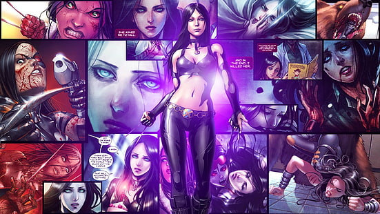 Personaggi Marvel X-men, arte digitale, X-Men, X-23, Marvel Comics, fumetti, Sfondo HD HD wallpaper