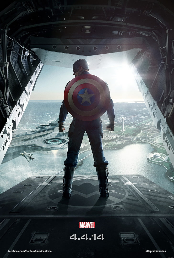 Captain America, Chris Evans, Captain America: le soldat de l'hiver, Fond d'écran HD, fond d'écran de téléphone