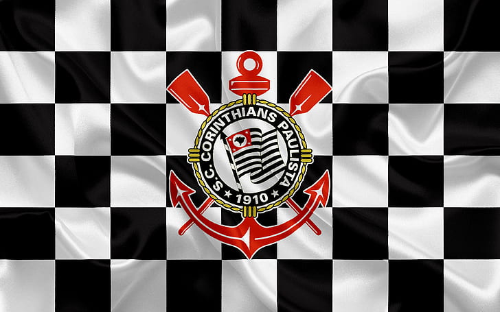 Football, Sport Club Corinthians Paulista, Emblème, Logo, Fond d'écran HD
