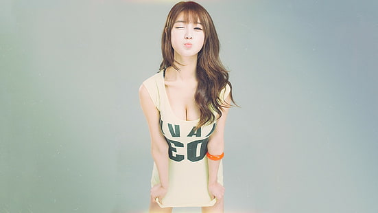 choi seul gi корейски жени азиатски намигване, HD тапет HD wallpaper