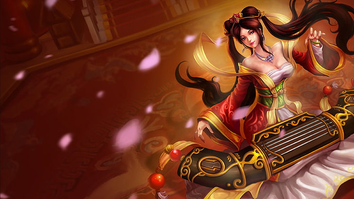 Sona Skins Abilities Hymn Of Valor Power Chord Crescendo Aria Of Perseverance Song Of Celerity League Of Legends Wallpaper Hd 3840×2160, HD wallpaper