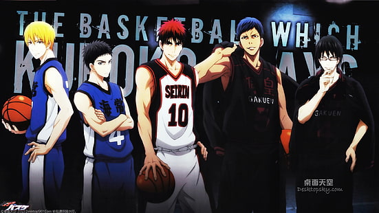 Kuroko no Basket, Kagami Taiga, Kuroko Tetsuya, anime, anime boys, Kise Ryouta, Aomine Daiki, Kasamatsu Yukio, Imayoshi Shouichi, วอลล์เปเปอร์ HD HD wallpaper