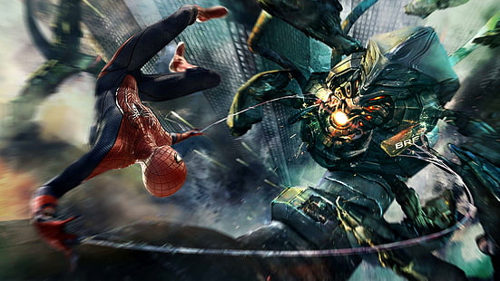 Marvel Spider-Man цифровые обои, Человек-паук, The Amazing Spider-Man, видеоигры, HD обои HD wallpaper