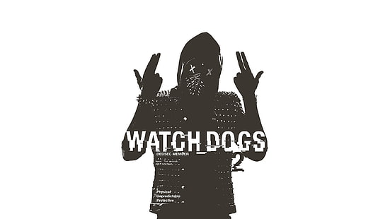 Poster Watch Dogs 2, poster do personagem Watch Dogs, Watch_Dogs, Ubisoft, Watch_Dogs 2, HD papel de parede HD wallpaper