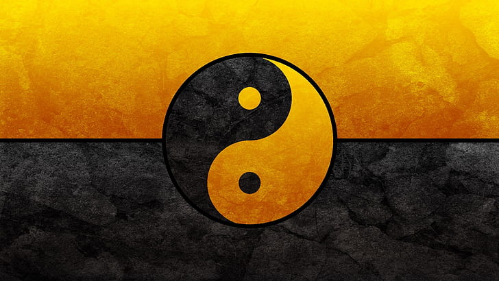 yin yang, Outros, HD papel de parede