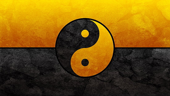 yin yang, Outros, HD papel de parede HD wallpaper