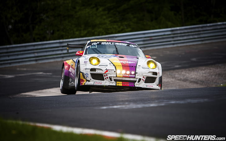 Nurburgring Race Track Porsche Race Car HD, cars, car, race, porsche, track, nurburgring, HD wallpaper