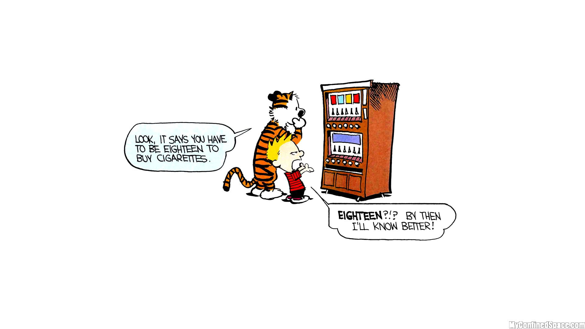 Calvin and Hobbes, HD wallpaper