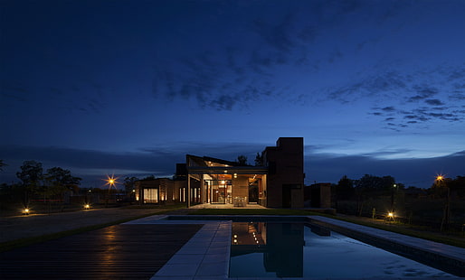 casa, moderno, interior design, lusso, architettura, palazzi, Sfondo HD HD wallpaper