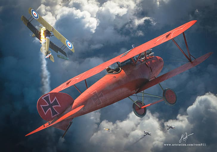 Red Baron, Perang Dunia I, Wallpaper HD