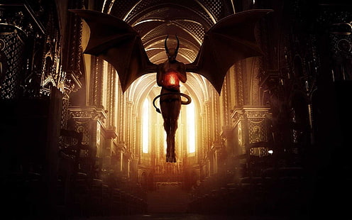 Poster del diavolo, demone, Satana, Sfondo HD HD wallpaper