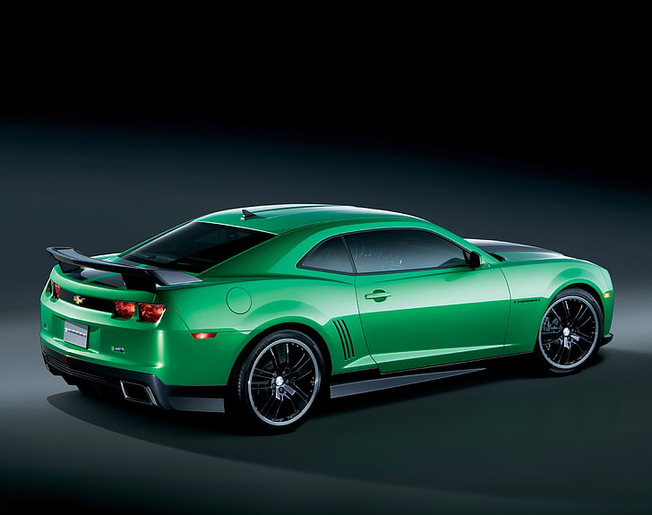 Chevrolet Camaro Synergy Special Edition..., green Chevrolet coupe digital wallper, Cars, Chevrolet, Camaro, Rear, Synergy, chevrolet camaro, camaro synergy, chevrolet camaro synergy, chevrolet camaro synergy special edition, green camaro synergy, HD wallpaper