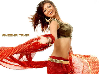 cool red Hot babe Entertainment Bollywood HD Art, Cool, red, takia, saree, Tapety HD HD wallpaper