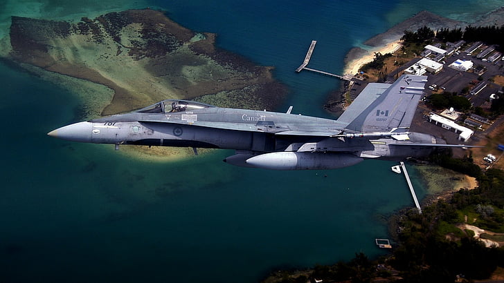 Jet Fighters, McDonnell Douglas CF-18 Hornet, Wallpaper HD