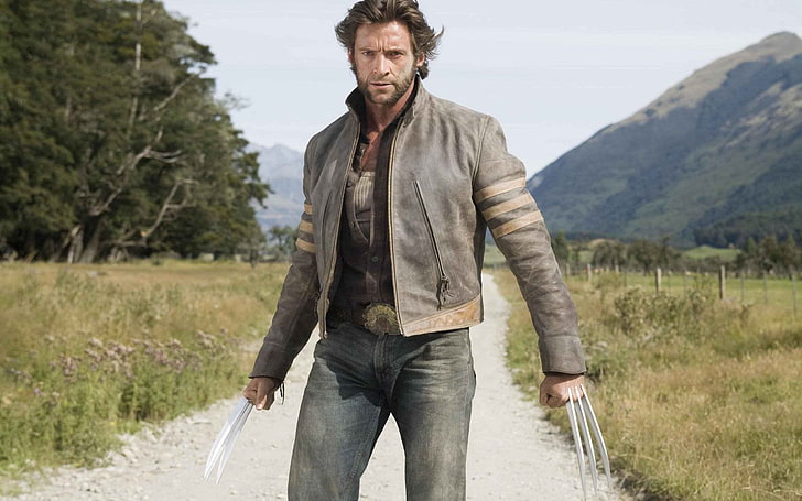 Wolverine rolünde Hugh Jackman, X-Men Kökenleri: Wolverine, Wolverine, HD masaüstü duvar kağıdı