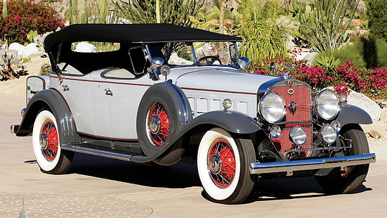 1930–1931, 452 a, cadillac, cars, classic, cowl, dual, phaeton, sport, v16, HD wallpaper HD wallpaper