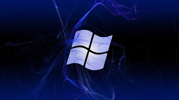 شعار Windows وشعار Microsoft Windows، خلفية HD