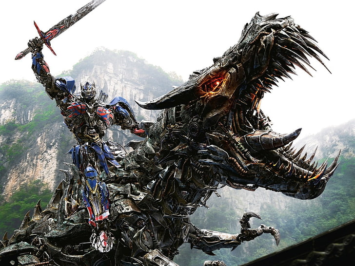 Grimlock, optimus prime, Transformers, Transformers: Age Of Extinction, Tapety HD