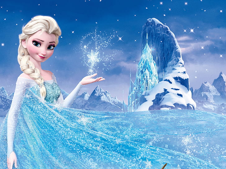 Beku, film Disney 2013, Princess Elsa, Frozen, Disney, 2013, Movie, Princess, Elsa, Wallpaper HD