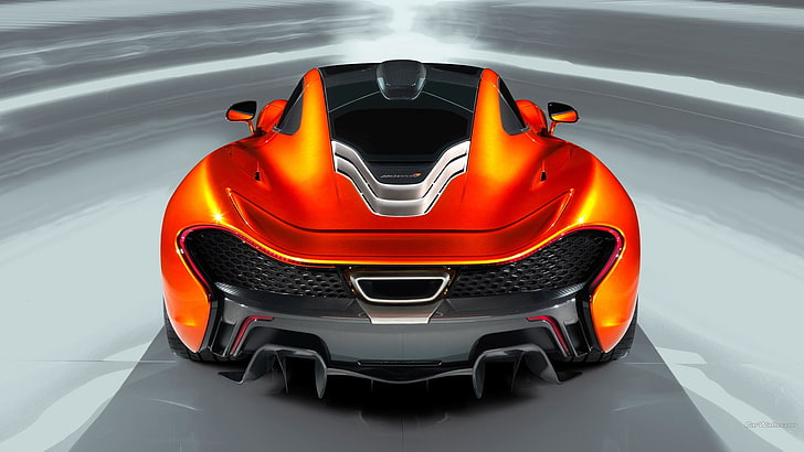 planche d'équilibrage automatique rouge et noir, McLaren P1, McLaren, voiture, véhicule, Super Car, Fond d'écran HD