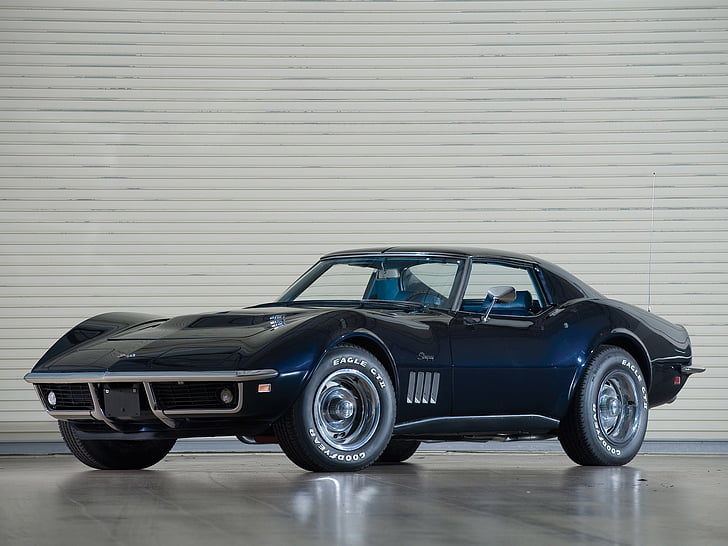 1969, 427, chevrolet, classic, corvette, coupe, l36, muscle, stingray, supercar, supercars, HD wallpaper