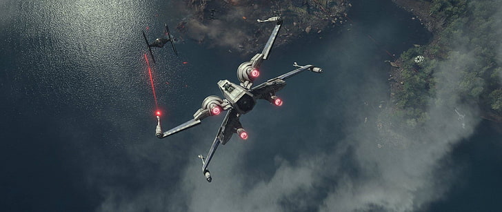Kampfflugzeuge digitale Tapete, ultra-weit, Star Wars, HD-Hintergrundbild
