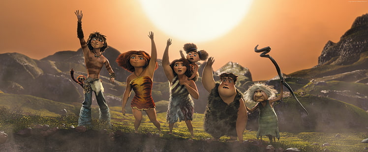 5k, best animation movies, The Croods 2, HD wallpaper HD wallpaper