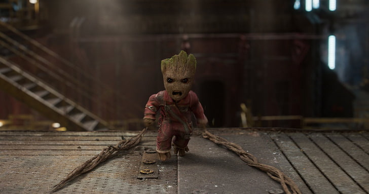 Film, Guardians of the Galaxy Vol. 2, Baby Groot, Tapety HD