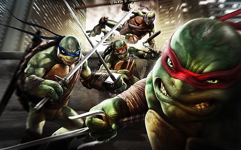Teenage Mutant Ninja Turtles Gölgelerden, Teenage Mutant Ninja Turtles, HD masaüstü duvar kağıdı HD wallpaper