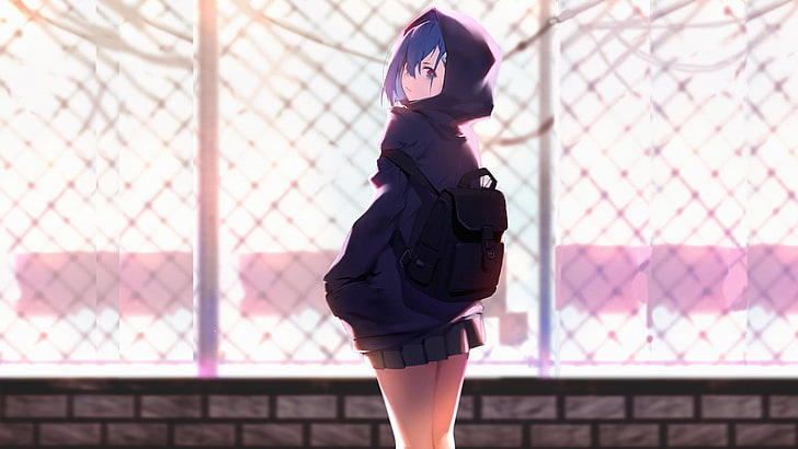 Ichigo (Liebling im FranXX), Anime, Anime Girls, Liebling im FranXX, blaue Haare, HD-Hintergrundbild