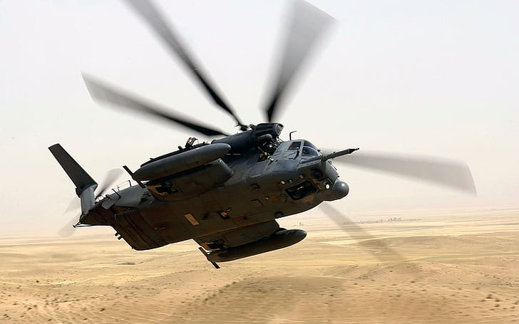 En amerikansk flygvapen (USAF) MH 53M Pave Low IV Helikopter, styrka, (usaf), bana, helikopter, flygplan, HD tapet