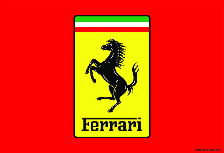 Ferrari logo, Ferrari, Logotipo, HD papel de parede