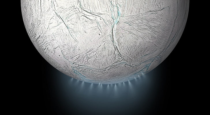 Енцелад, Космос, HD тапет
