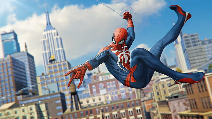 spiderman ps4, spiderman, gry, hd, 4k, 2018 gry, gry ps, superbohaterowie, Tapety HD