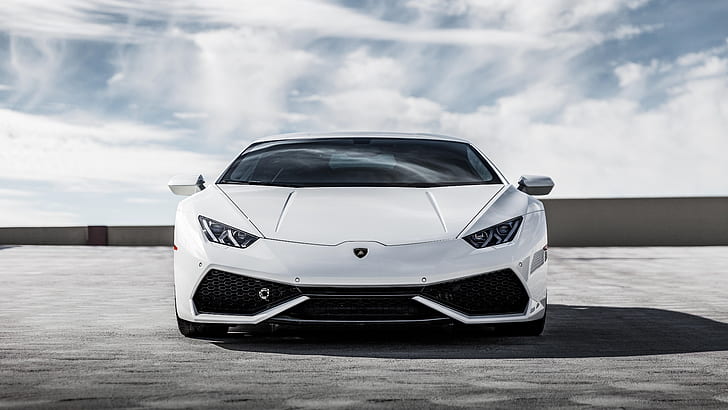Lamborghini, Lamborghini Huracan, Car, Sport Car, Supercar, Vehicle, White Car, HD wallpaper