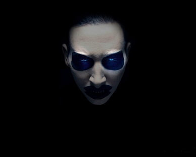 Marilyn Manson HD, mans ansikte, musik, marilyn, manson, HD tapet HD wallpaper