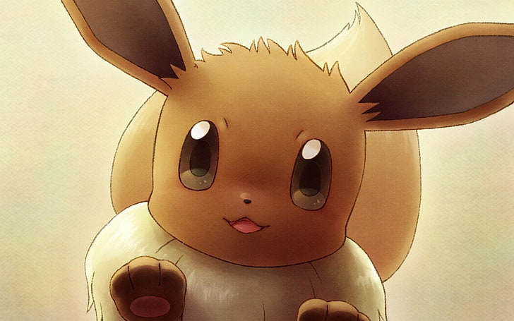 Pokemon Eevee Illustration, Pokémon, Eevee (Pokémon), Eeveelutions, HD-Hintergrundbild