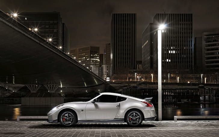 2014 Nissan 370Z NISMO 2, silver sports coupe, nissan, 370z, nismo, 2014, cars, HD wallpaper