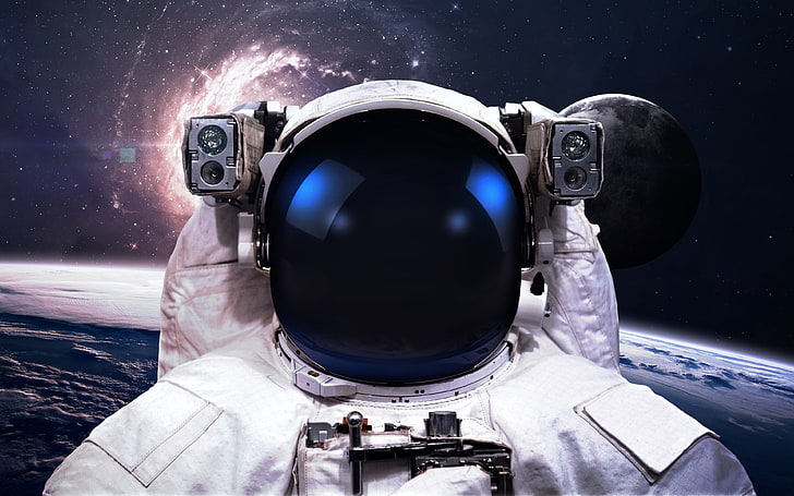 astronauta 4k darmowe tło tapety na komputer, Tapety HD
