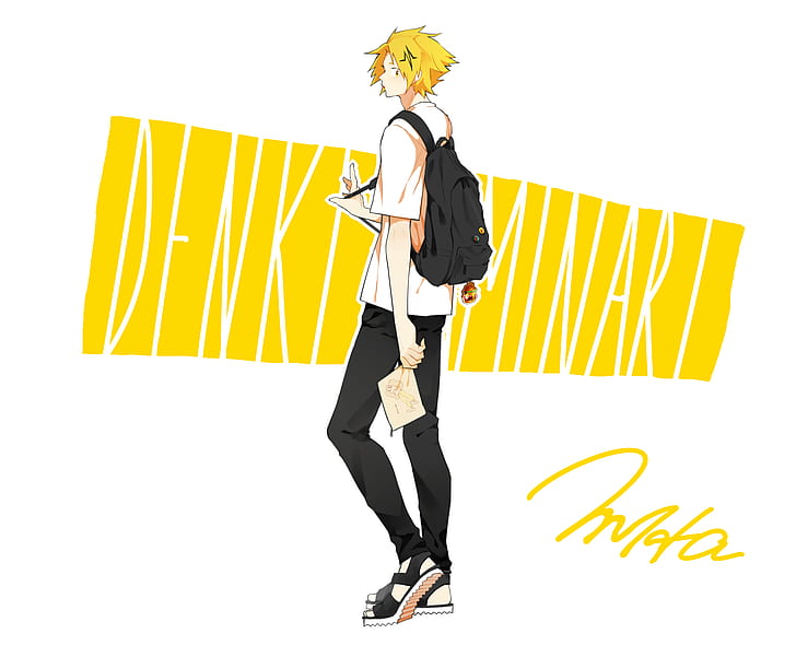 Anime, My Hero Academia, Denki Kaminari, Fond d'écran HD
