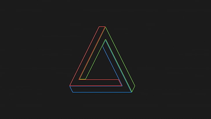 Penrose triangle HD wallpapers free download | Wallpaperbetter