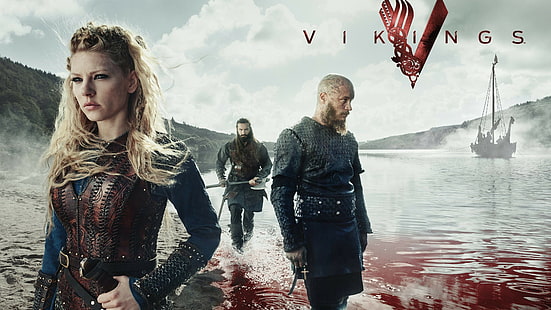 Vikings, temporada 5, Travis Fimmel, Katheryn Winnick, 4K, HD papel de parede HD wallpaper
