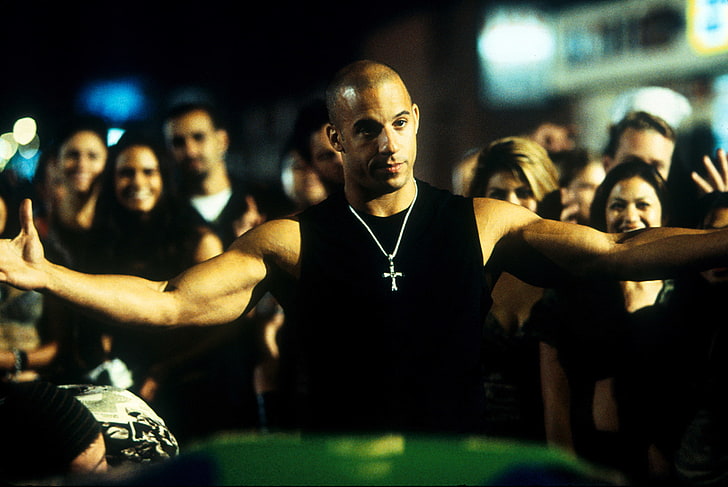 VIN Diesel, Le rapide et le furieux, Dominic Toretto, Fond d'écran HD